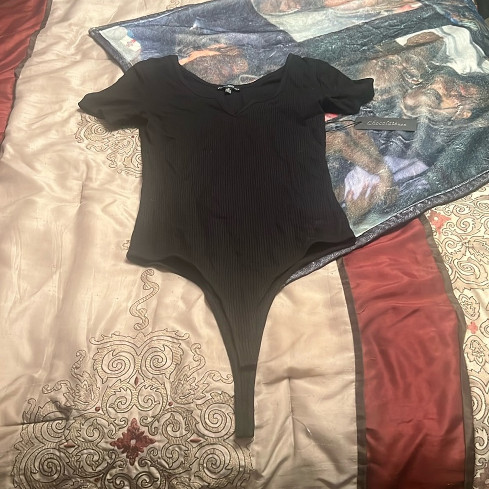 🆕Chocolate black bodysuit size medium